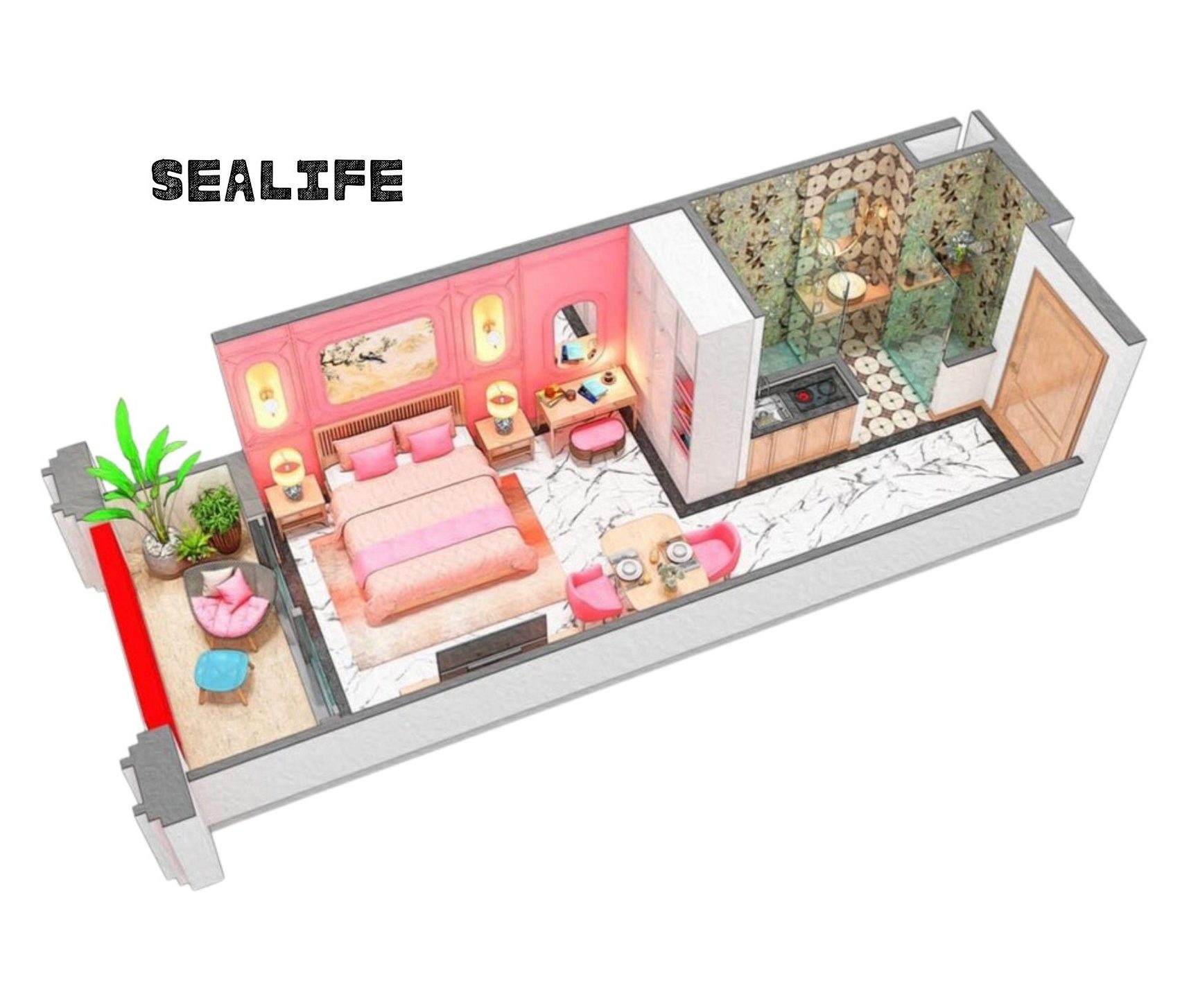 3D The 5way - sealife