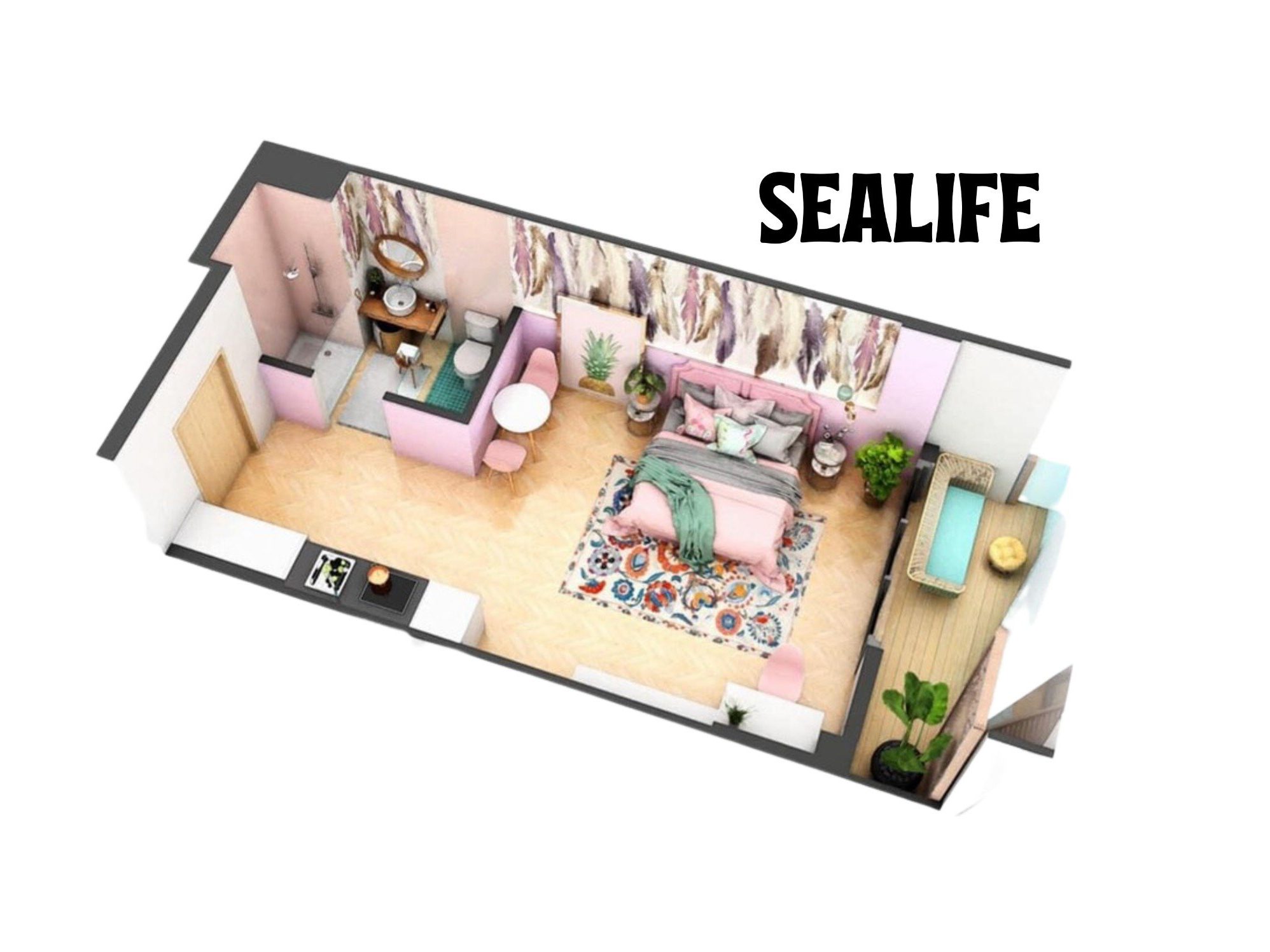 3D Tropical The 5way - Sealife
